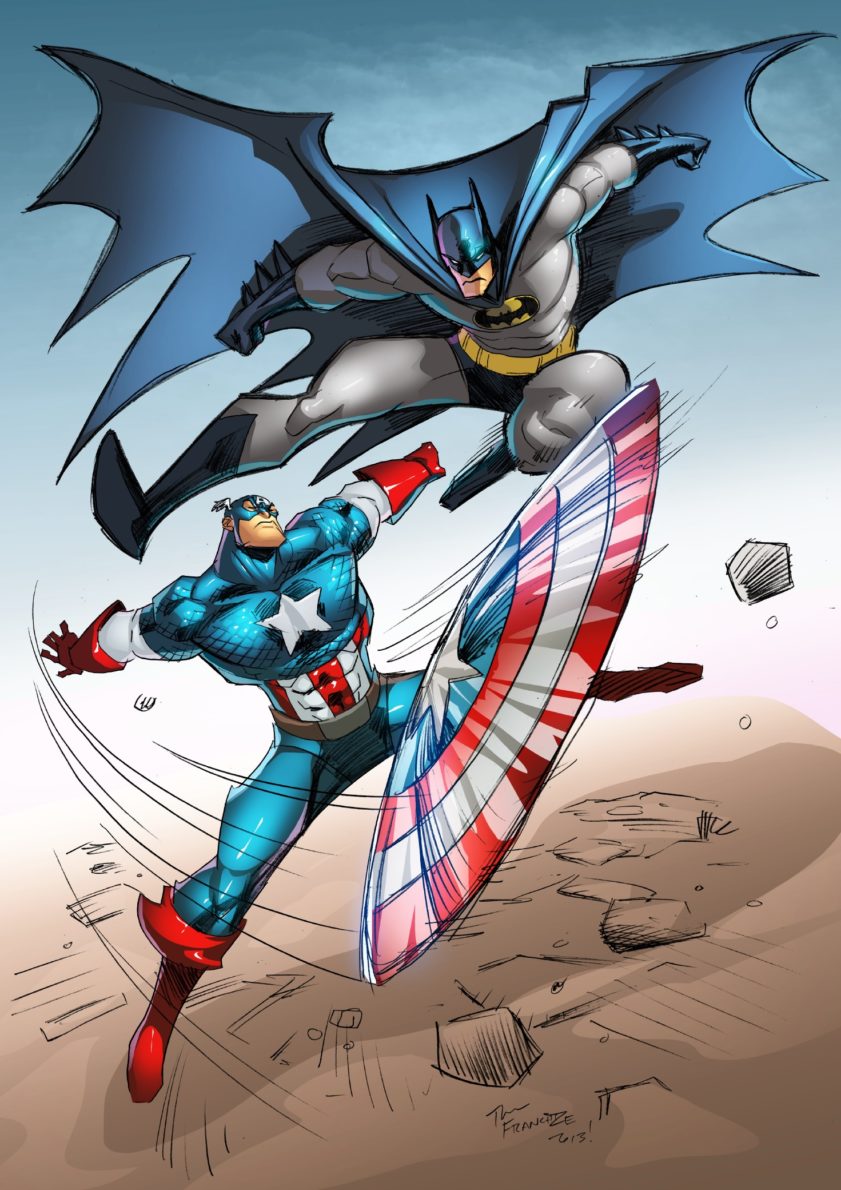 Captain America Vs Batman – The Franchize – COMICS2MOVIES